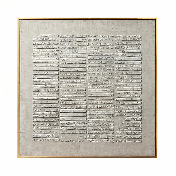 Wabi-Sabi Wall Art-Textured Silence