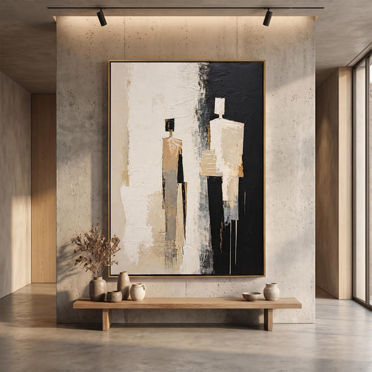 Abstract Art Painting - Two Figures