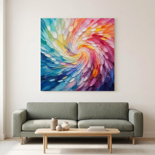 Abstract Art - Rainbow Vortex