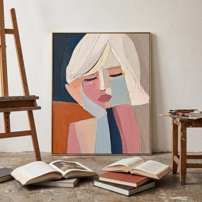 Contemporary Wall Art- Gentle Contemplation