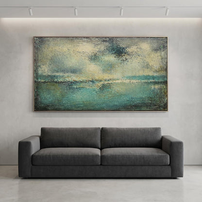 Abstract Art Painting - Misty Horizon