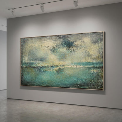 Abstract Art Painting - Misty Horizon