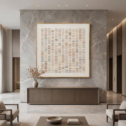 Wabi-Sabi Wall Art - Gradient Grid