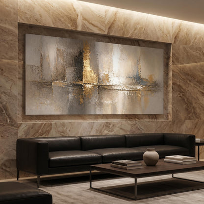 Contemporary Wall Art- Gilded Reflections