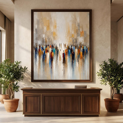 Abstract Art Painting - Collective Light Flow