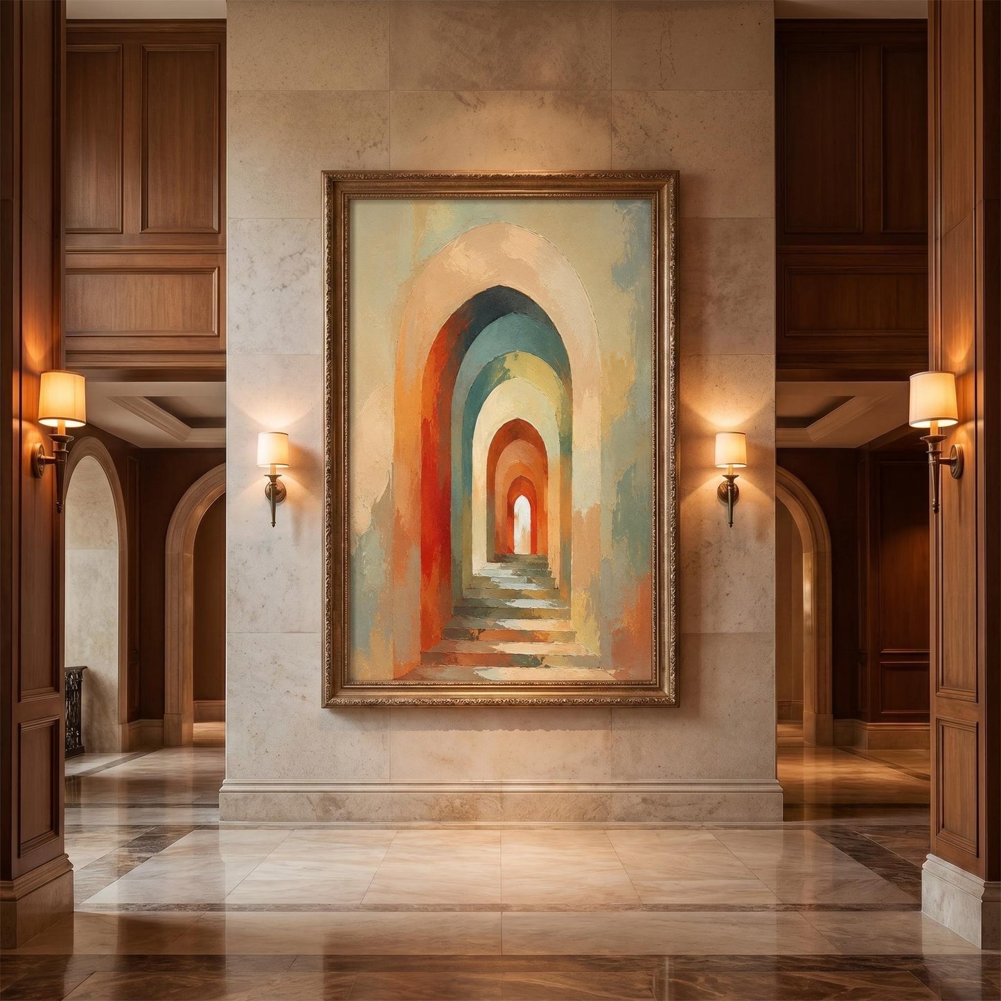 Minimalism - Luminous Arch Perspective