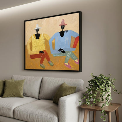 Colorful Painting - Golden Hour Duo