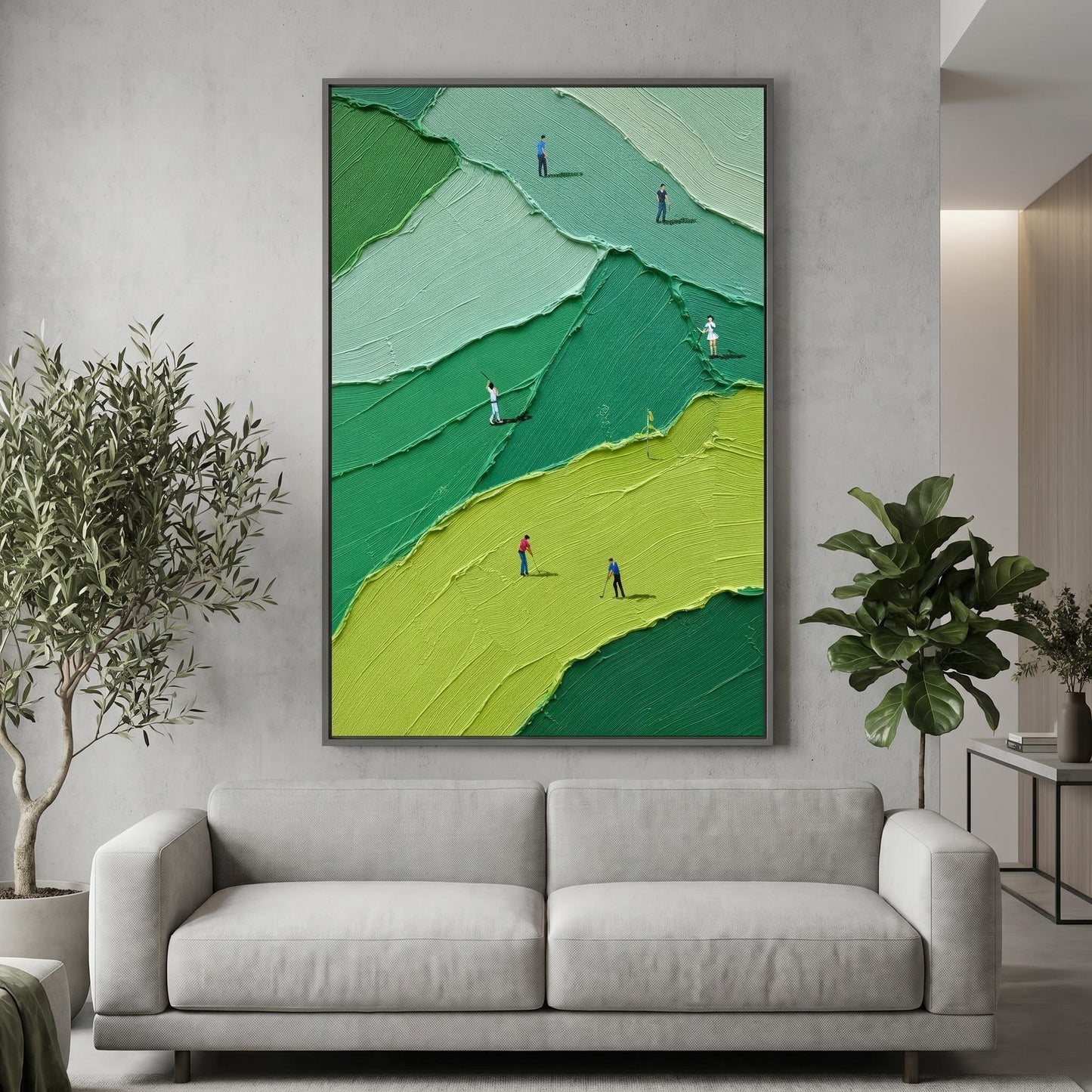 Minimalism - Textured Golf Stroll