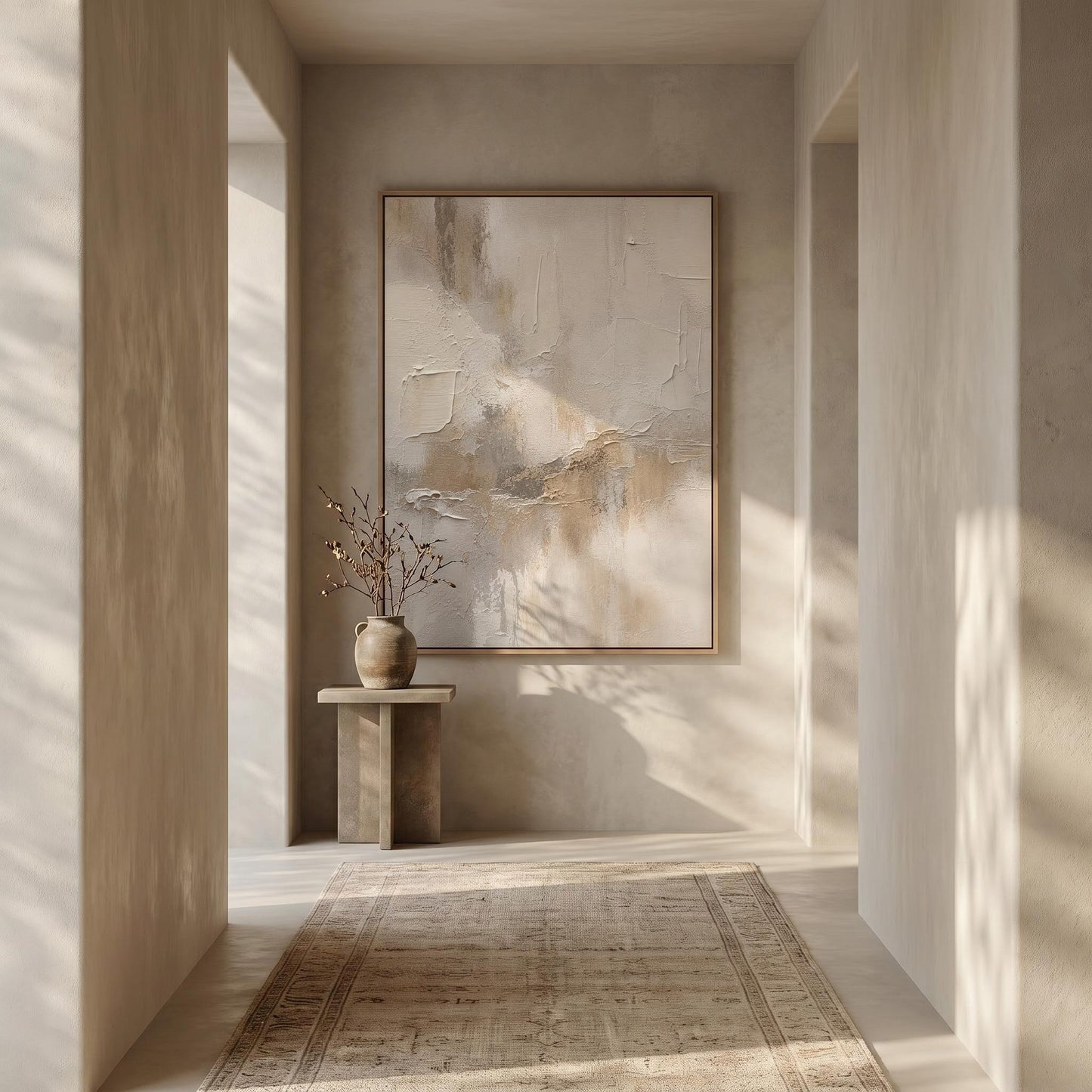 Wabi-Sabi Wall Art - Textured Neutrality