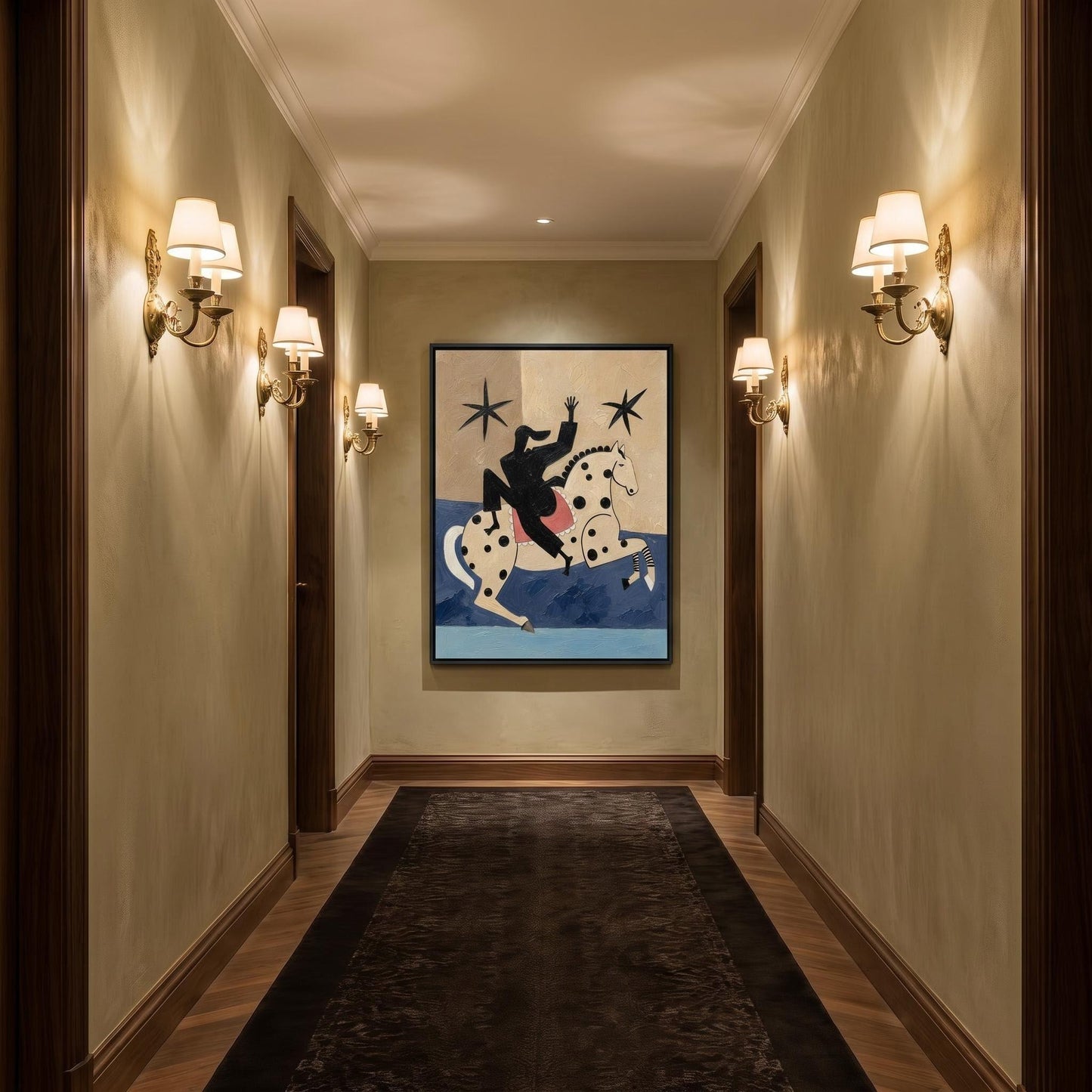 Contemporary Wall Art - Starry Rider