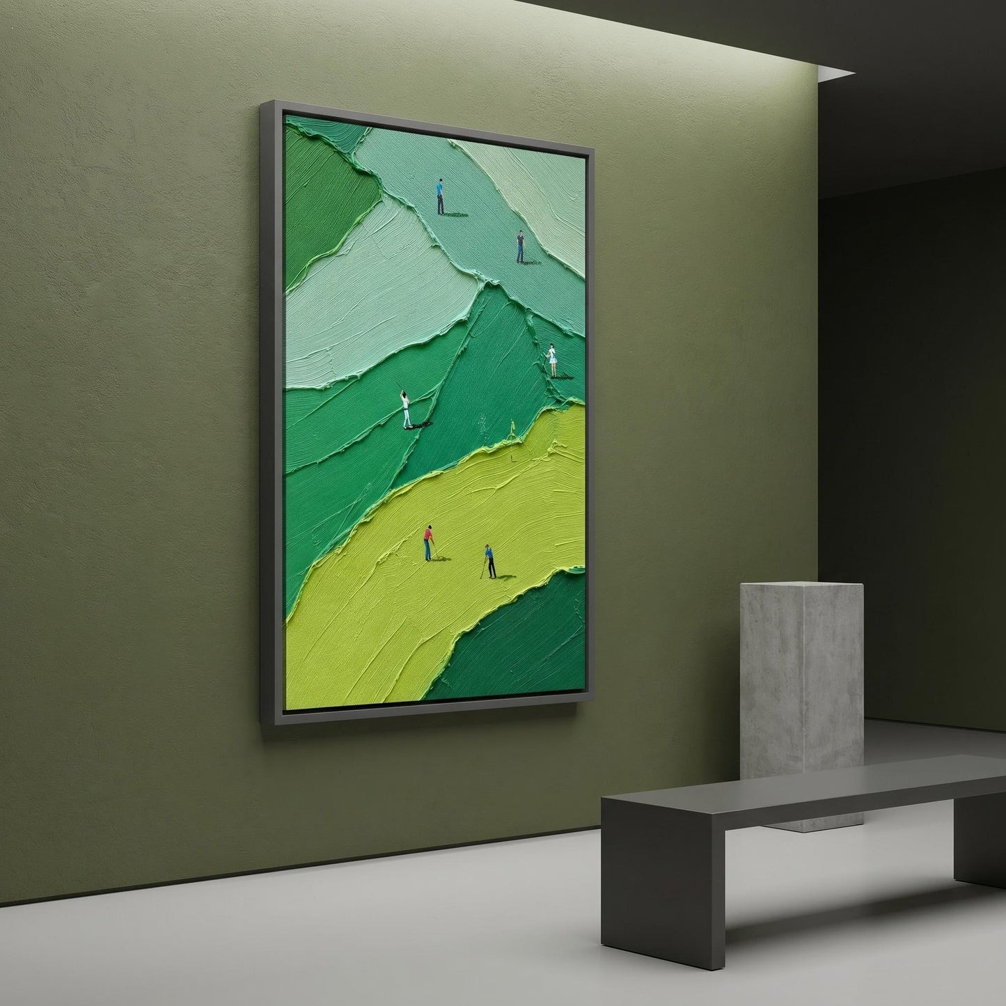 Minimalism - Textured Golf Stroll