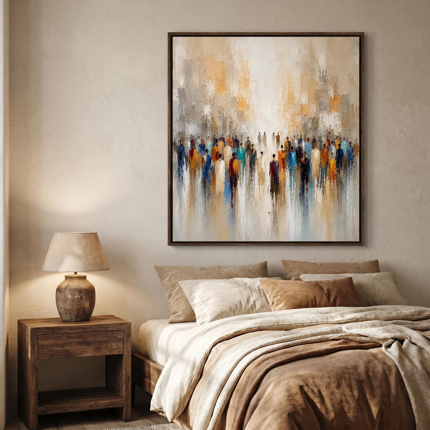 Abstract Art Painting - Collective Light Flow