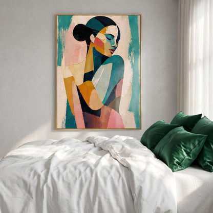 Abstract Art Painting - Serene Figure