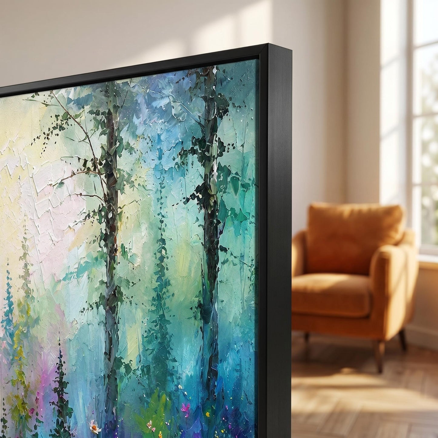 Colorful Painting - Enchanted Forest Floral