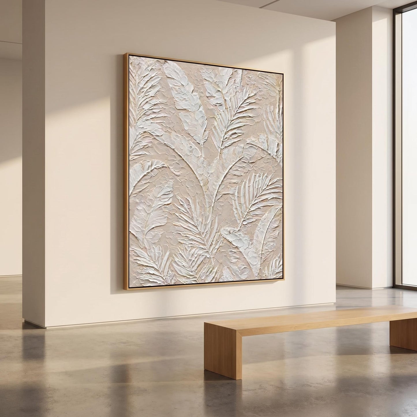 Wabi-Sabi Wall Art - Textured Palms