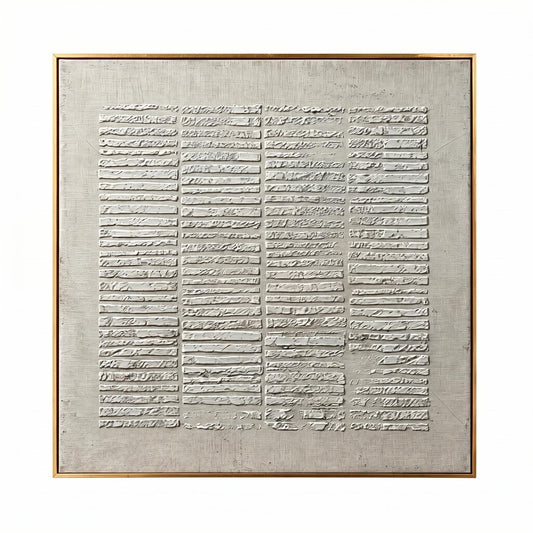 Wabi-Sabi Wall Art-Textured Silence