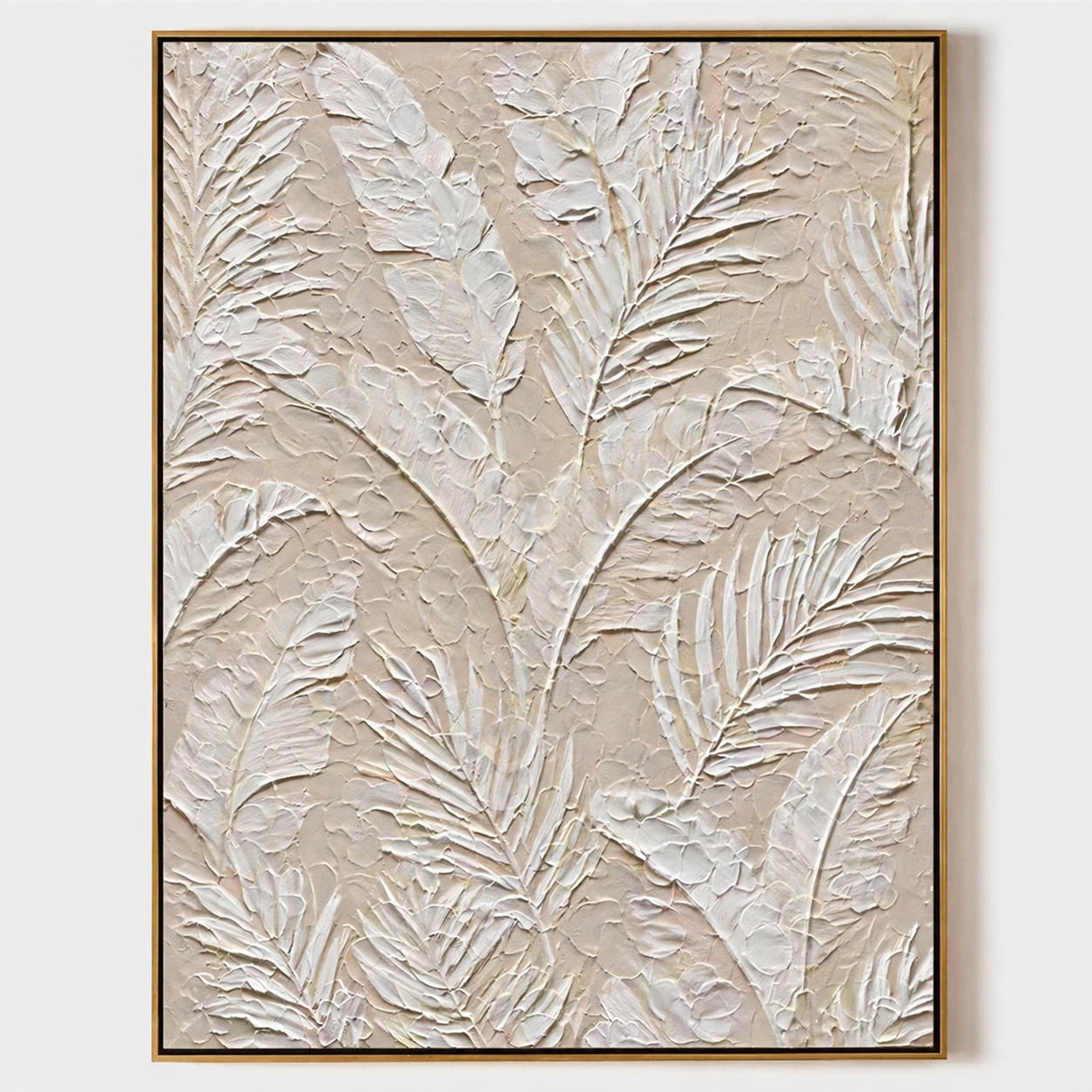 Wabi-Sabi Wall Art - Textured Palms