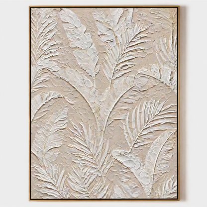 Wabi-Sabi Wall Art - Textured Palms