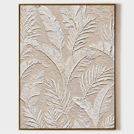 Wabi-Sabi Wall Art - Textured Palms