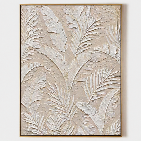 Wabi-Sabi Wall Art - Textured Palms