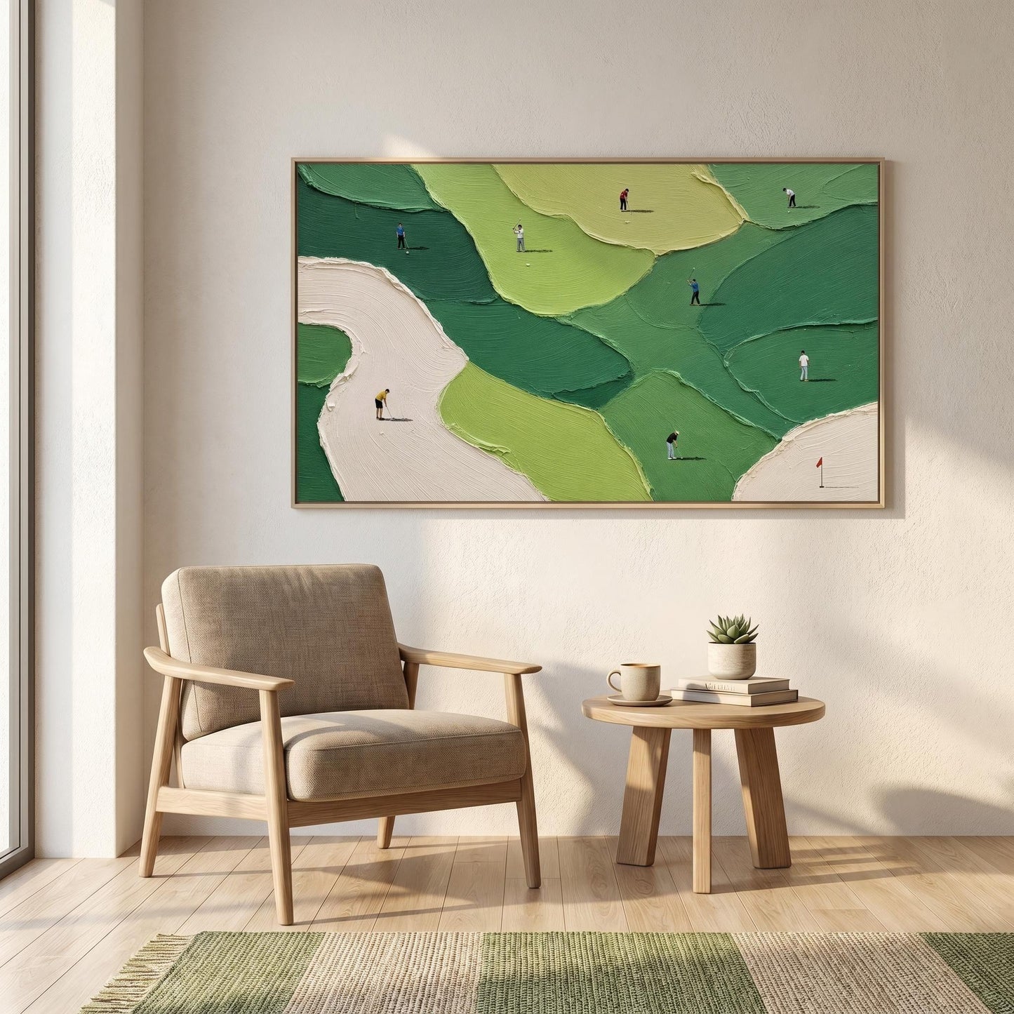 Minimalism - Textured Golf Fairway