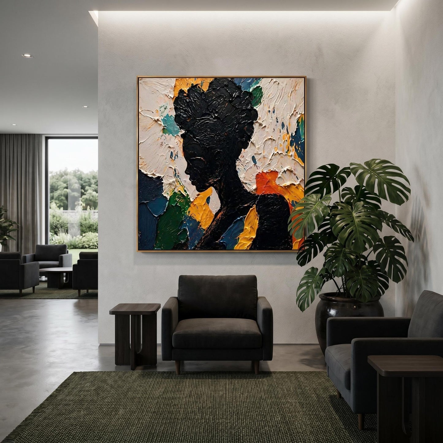 Colorful Painting - Textured Profile