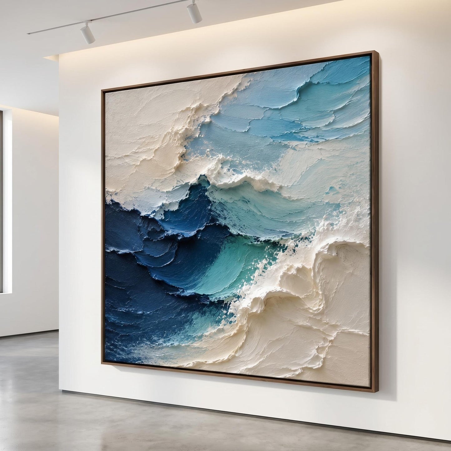 Abstract Art Painting - Textured Ocean Tide