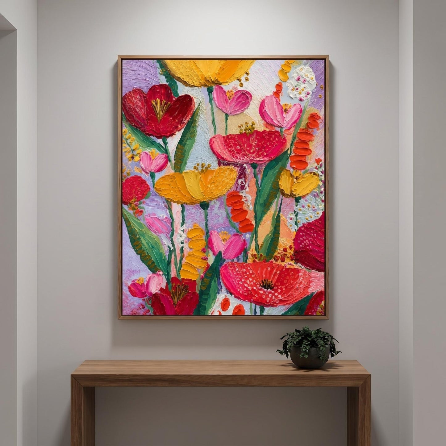 Colorful Painting - Vibrant Floral Bouquet