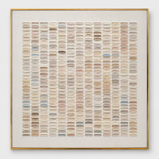 Wabi-Sabi Wall Art - Gradient Grid