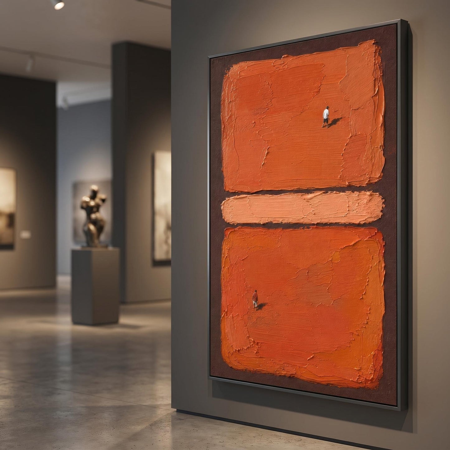 Minimalism - Textured Terracotta Stroll