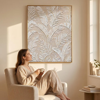 Wabi-Sabi Wall Art - Textured Palms