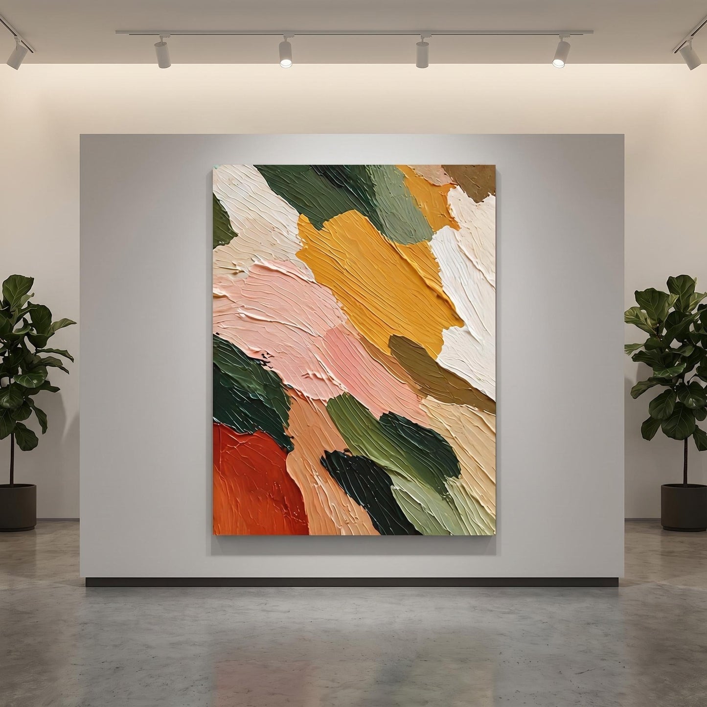 Colorful Painting - Organic Brushstrokes