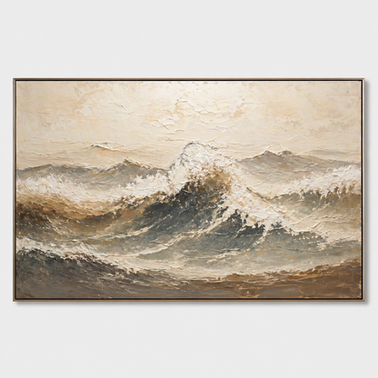 Contemporary Wall Art - Textured Tides