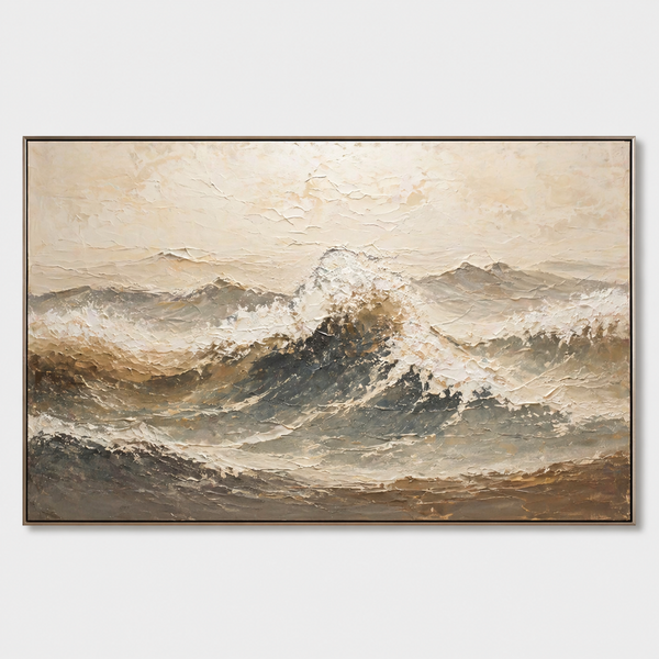 Contemporary Wall Art - Textured Tides