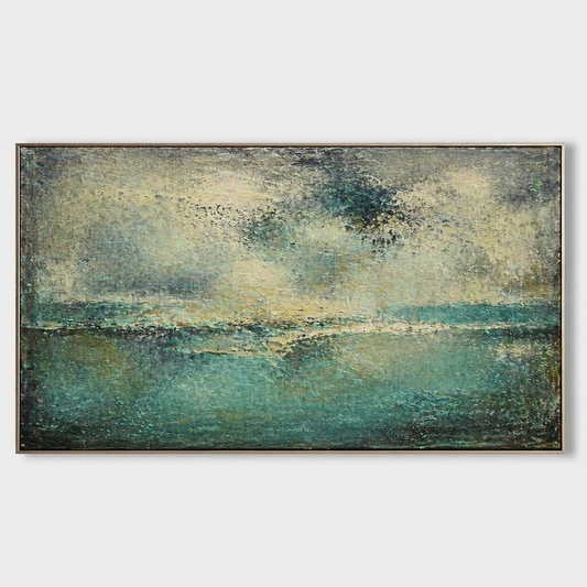 Abstract Art Painting - Misty Horizon