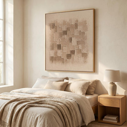 Wabi-Sabi Wall Art - Textured Mosaic