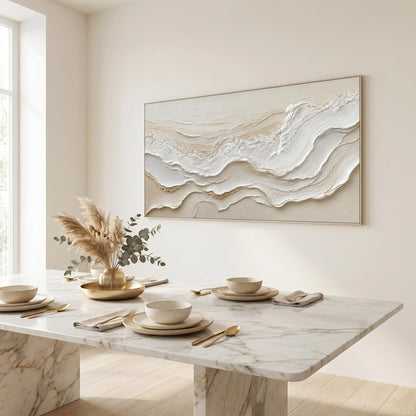 Wabi-Sabi Wall Art - Textured Tides