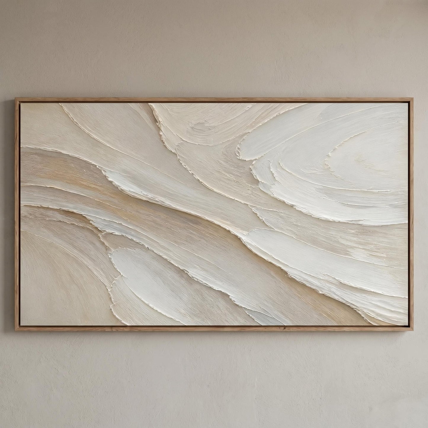 Wabi-Sabi Wall Art - Earthy Textured Tides