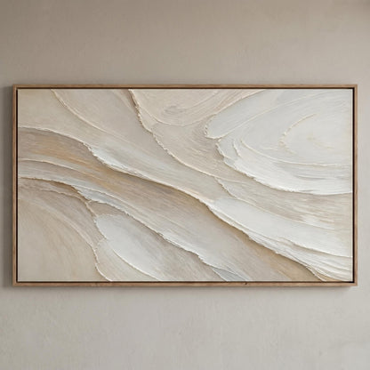 Wabi-Sabi Wall Art - Earthy Textured Tides