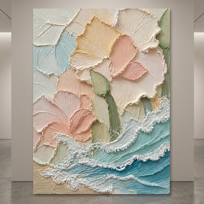 Minimalism - Pastel Floral Waves