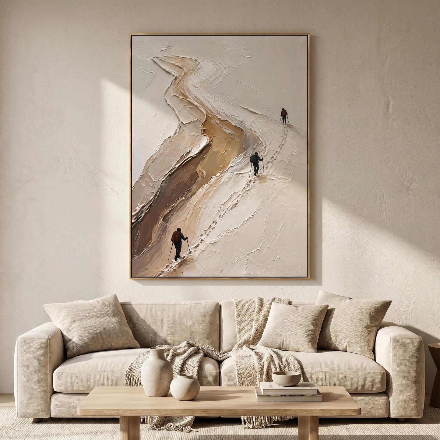 3D Textured Painting - Mountain Traverse