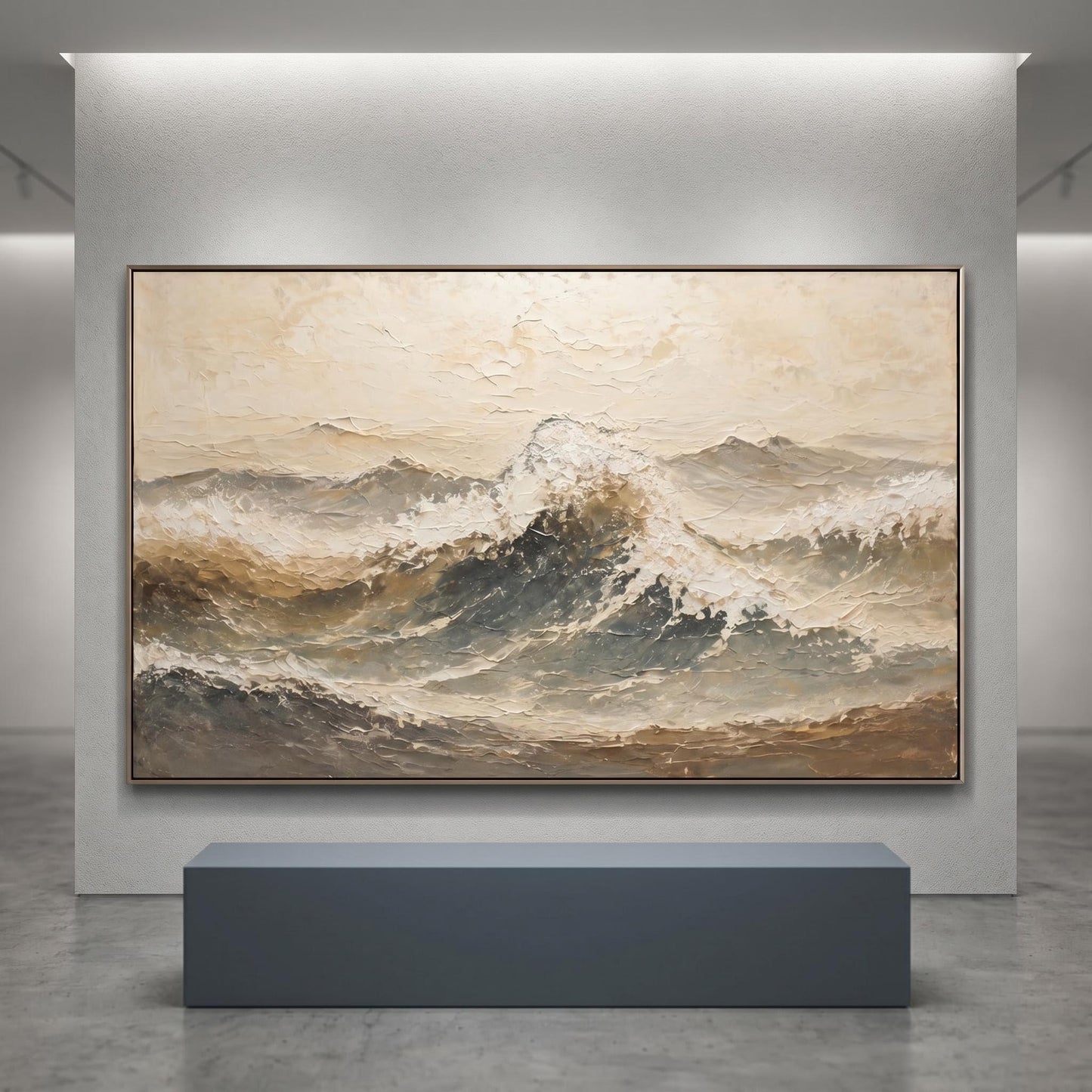 Contemporary Wall Art - Textured Tides