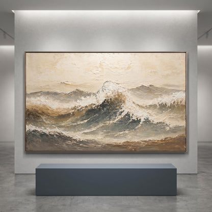 Contemporary Wall Art - Textured Tides