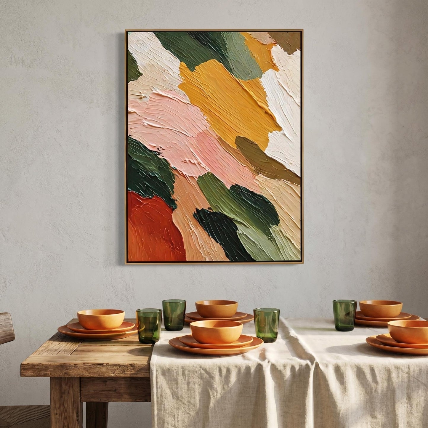 Colorful Painting - Organic Brushstrokes