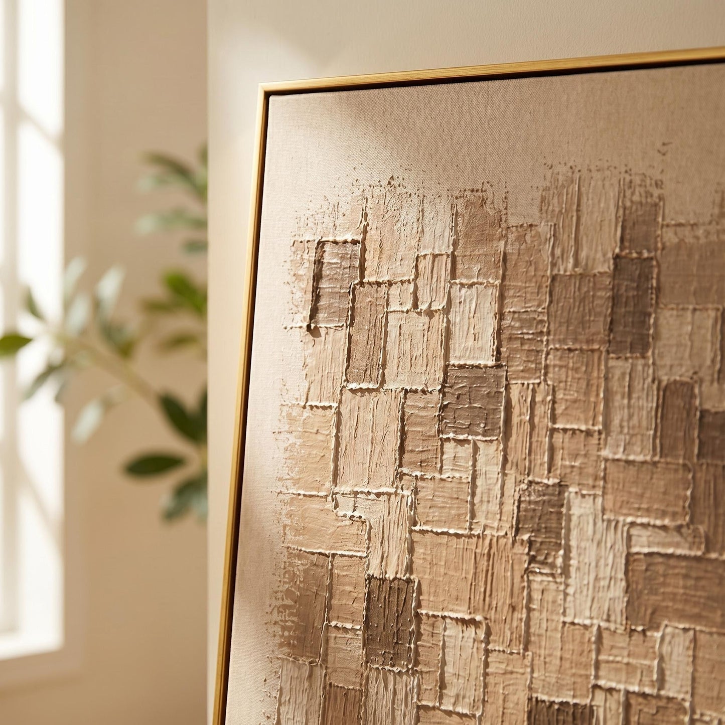 Wabi-Sabi Wall Art - Textured Mosaic