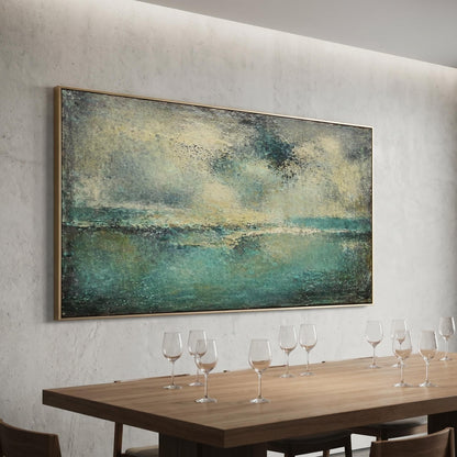 Abstract Art Painting - Misty Horizon