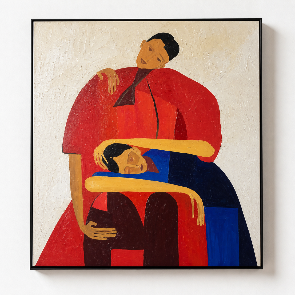 Colorful Painting- Tender Embrace