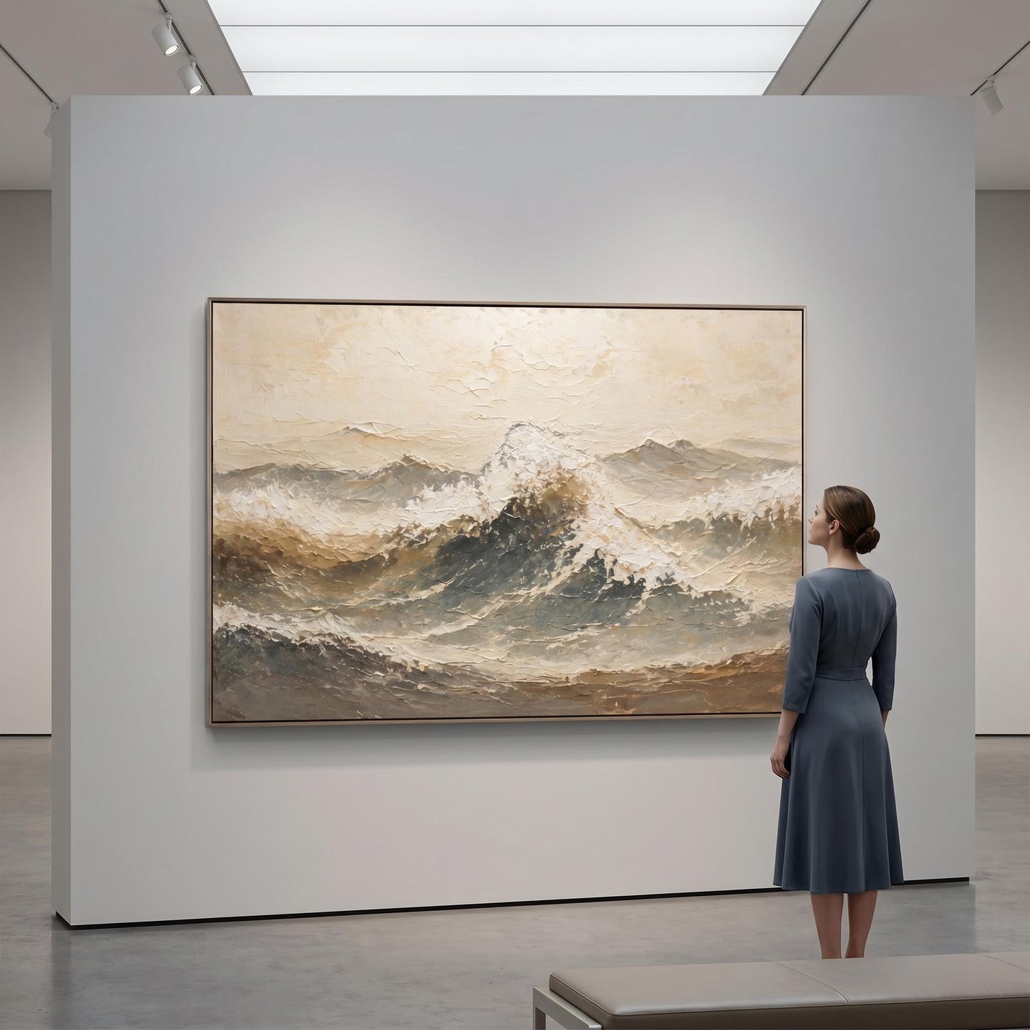 Contemporary Wall Art - Textured Tides