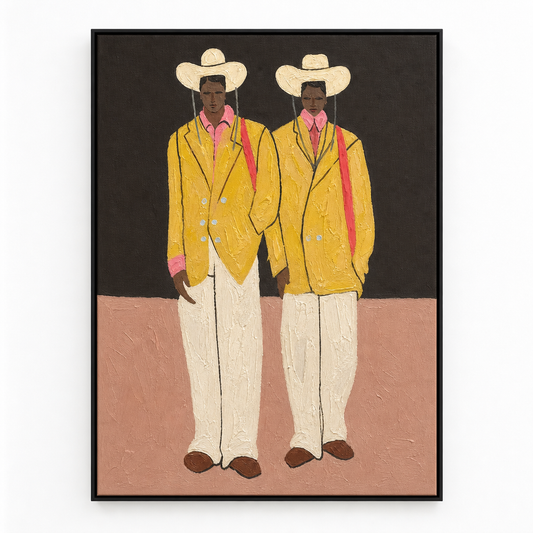 Colorful Painting - Yellow Jacket Duo