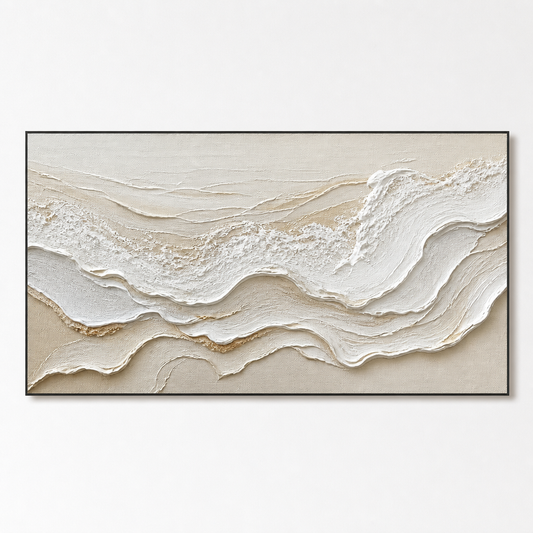 Wabi-Sabi Wall Art - Textured Tides